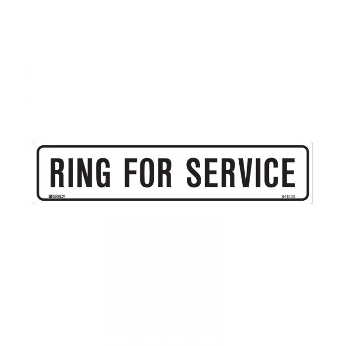 841526 Door Sign - Ring For Service 