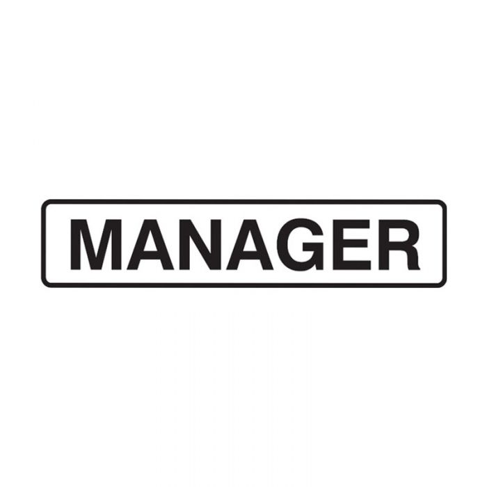 841550 Door Sign - Manager 