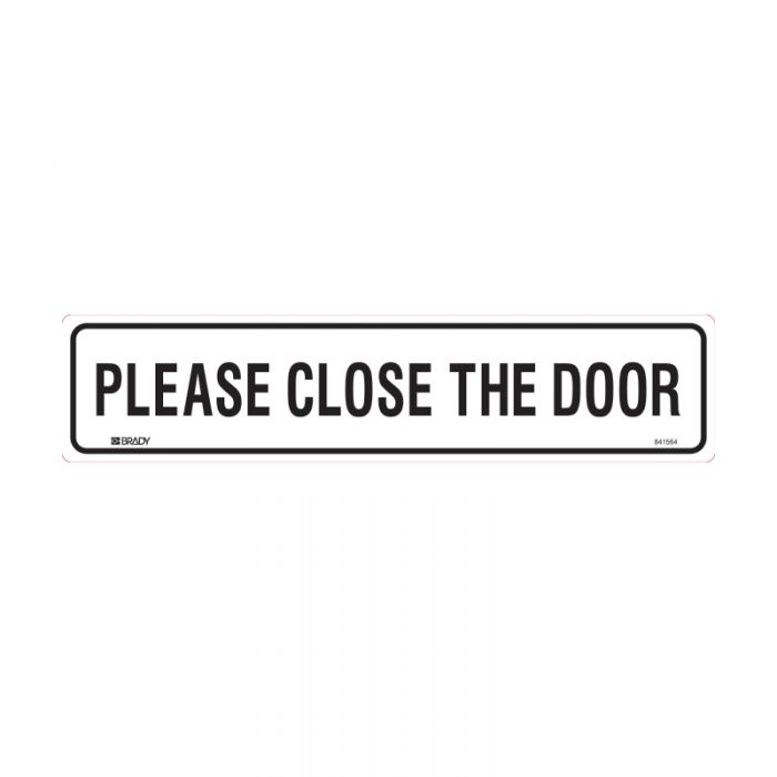 841564 Door Sign - Please Close The Door 