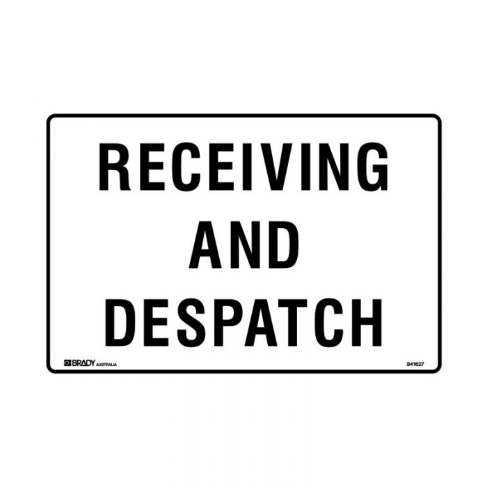 841626 Warehouse-Loading Dock Sign - Receiving And Despatch 