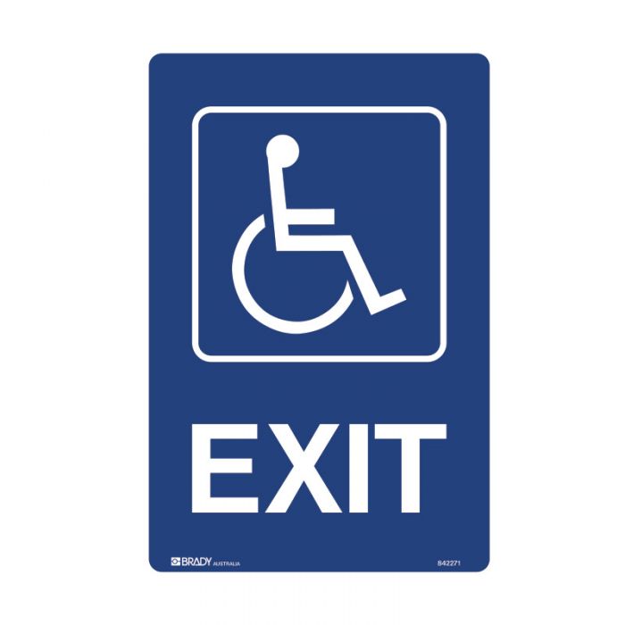 842272 Accessible Traffic & Parking Sign - Exit 
