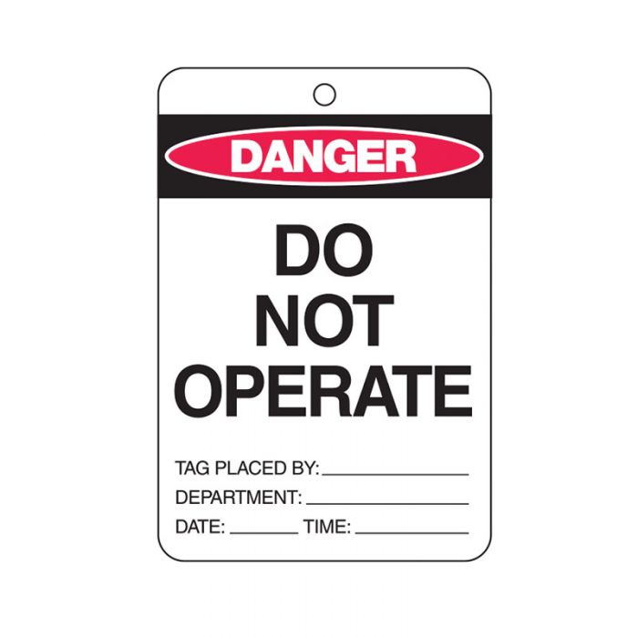 842359 Danger Do Not Operate