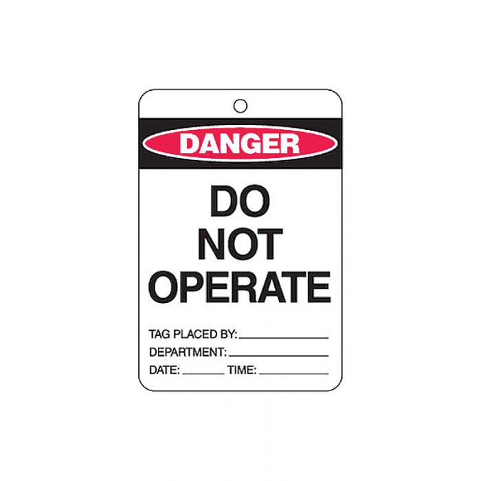 842377 Danger Do Not Operate