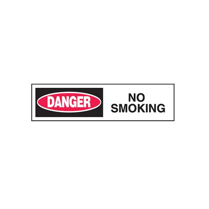 842834 Entry & Overhead Sign - Danger No Smoking 