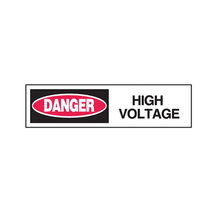 842838 Entry & Overhead Sign - Danger High Voltage 