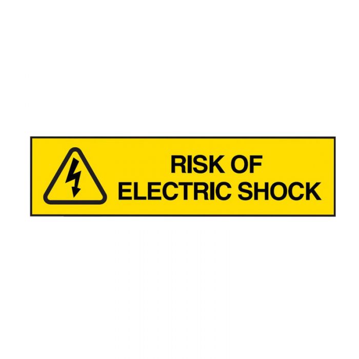 842856 Entry & Overhead Sign - Risk Of Electric Shock 