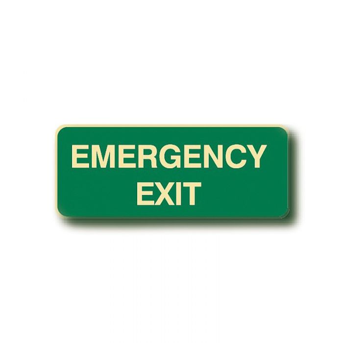 843303 Exit Floor Sign - Emergency Exit 