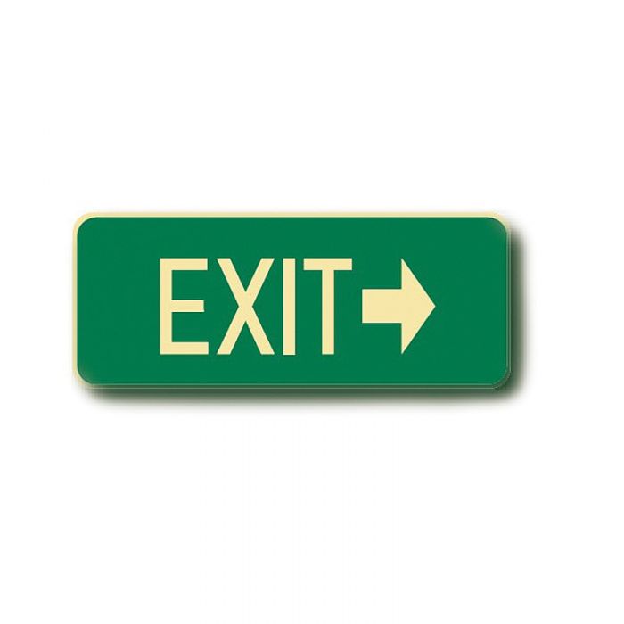 843305 Exit Floor Sign - Arrow Right 