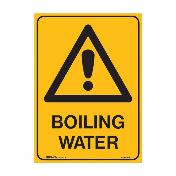 846070 Warning Sign - Boiling Water 