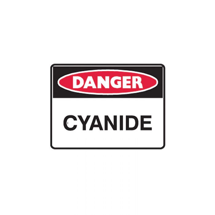 847599 Mining Site Sign - Danger Cyanide 