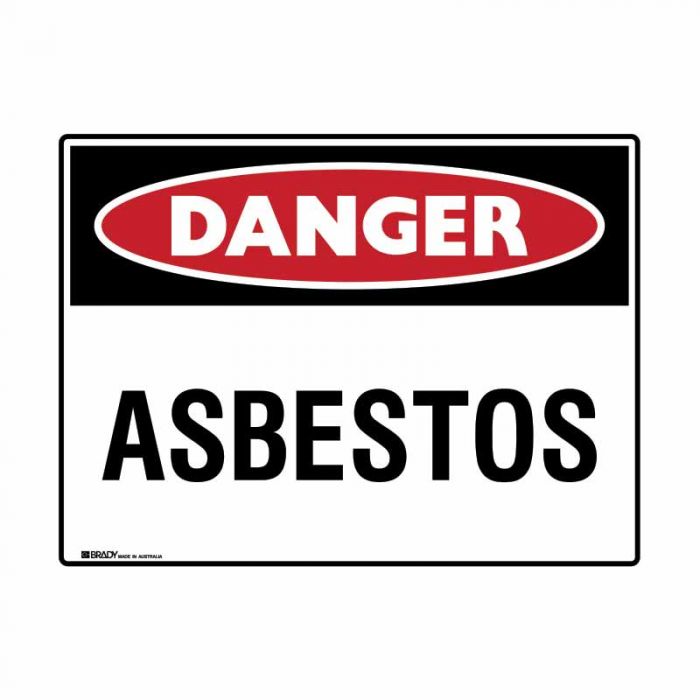 847606 Mining Site Sign - Danger Asbestos 