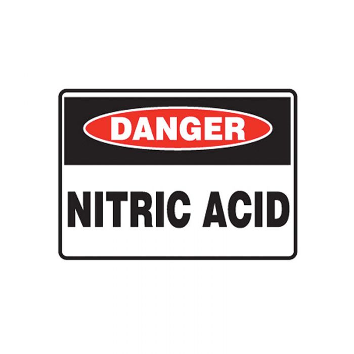 847608 Mining Site Sign - Danger Nitric Acid 
