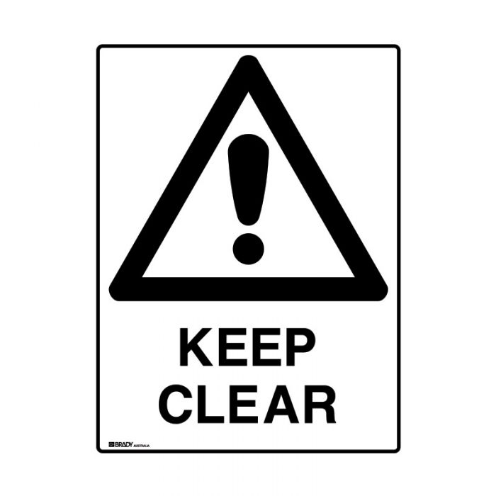 847632 Mining Site Sign - Keep Clear 