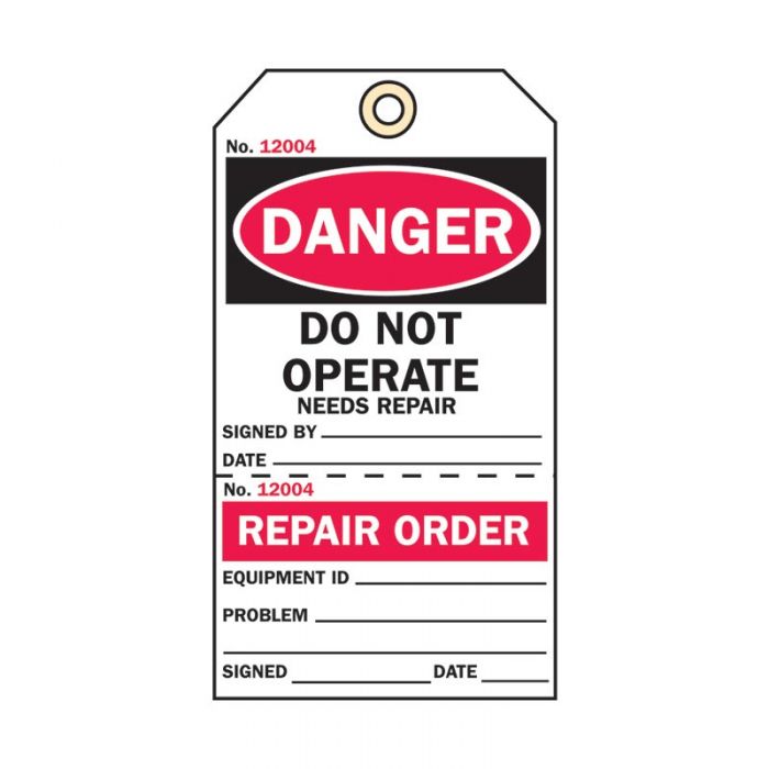 Danger Do Not Operate Needs Repairs