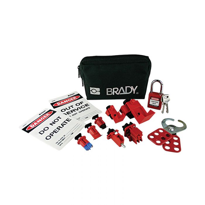 848284 Electrican's Mini Pouch + Safety Padlock