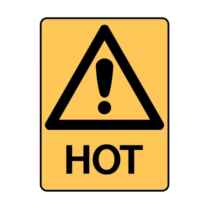 850039 Warning Sign - Hot 