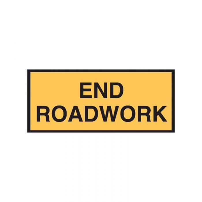 850062 Temporary Roadwork-Traffic Sign - End Roadwork 