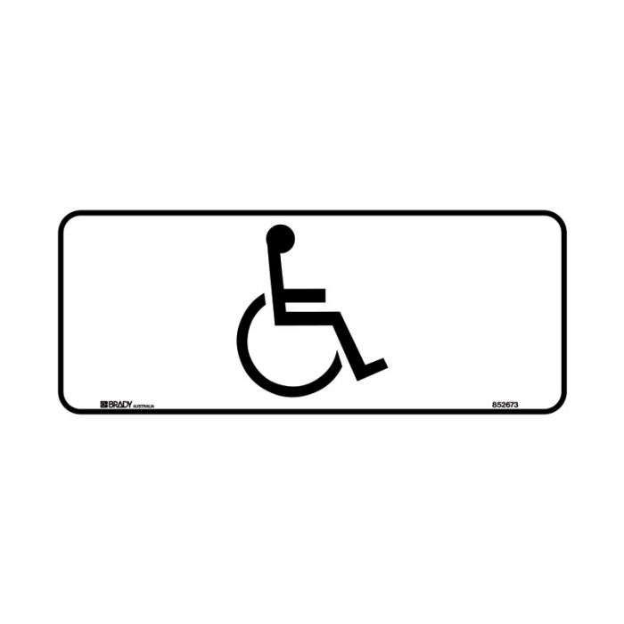 852674 Door Sign - Disabled 