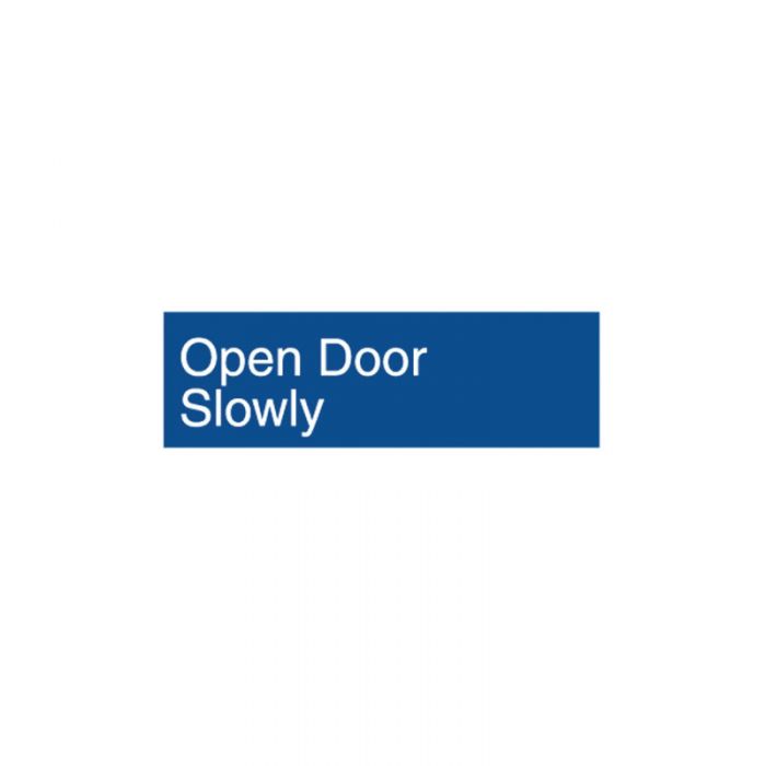 852722 Engraved Office Sign - Open Door Slowly 