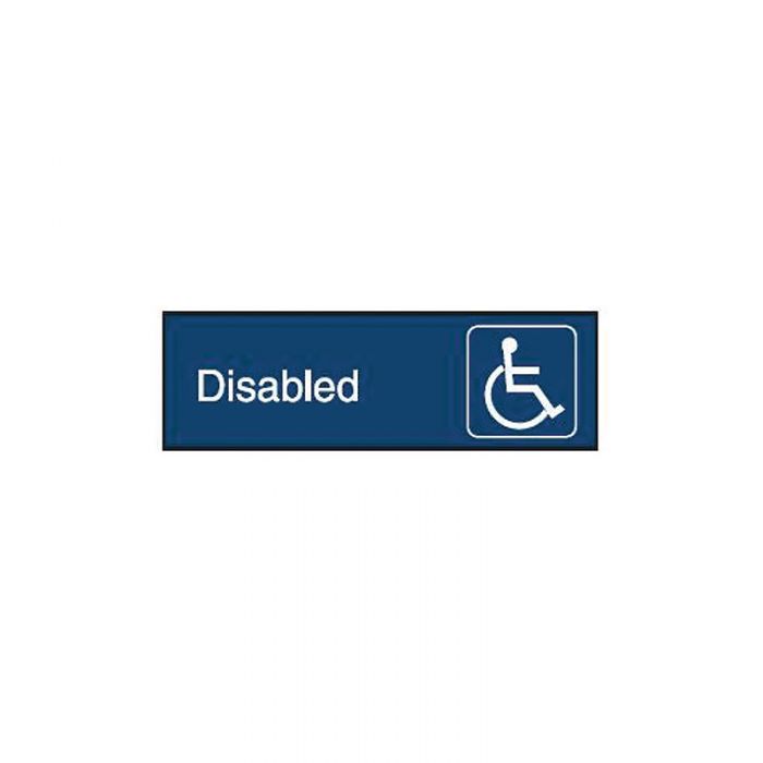 852728 Engraved Office Sign - Disabled + Symbol 
