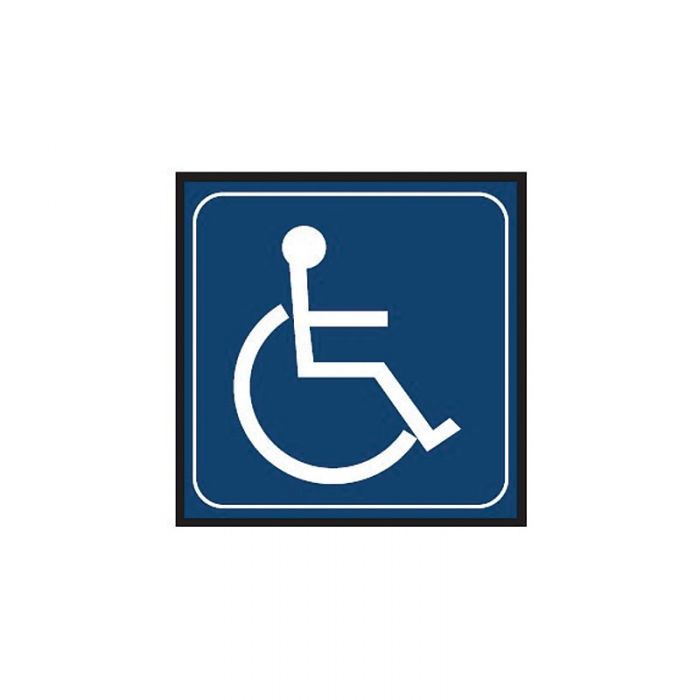 852757 Engraved Office Sign - Disabled Graphic 