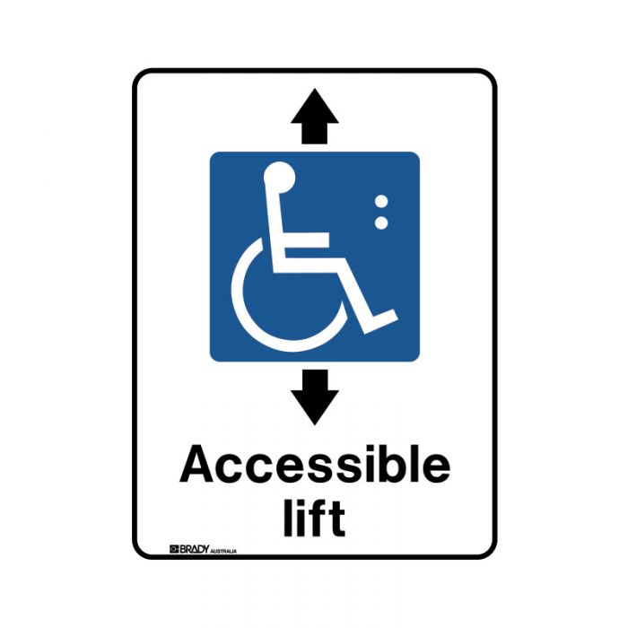 856252 Public Area Sign - Accessible Lift 