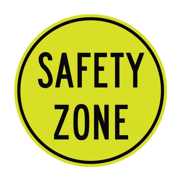 859494 Regulatory Traffic Sign - Safety Zone 