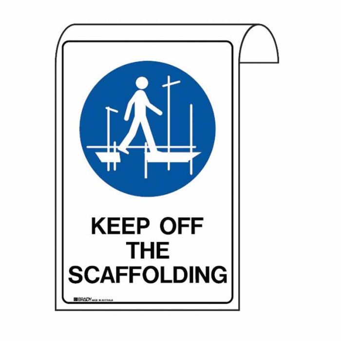 861140 Scaffolding Sign - Rubbish Chute To Be Used At All Times 