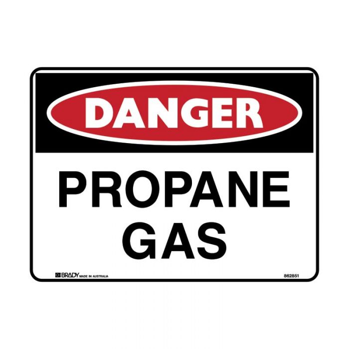 862854 Danger Sign - Propane Gas 