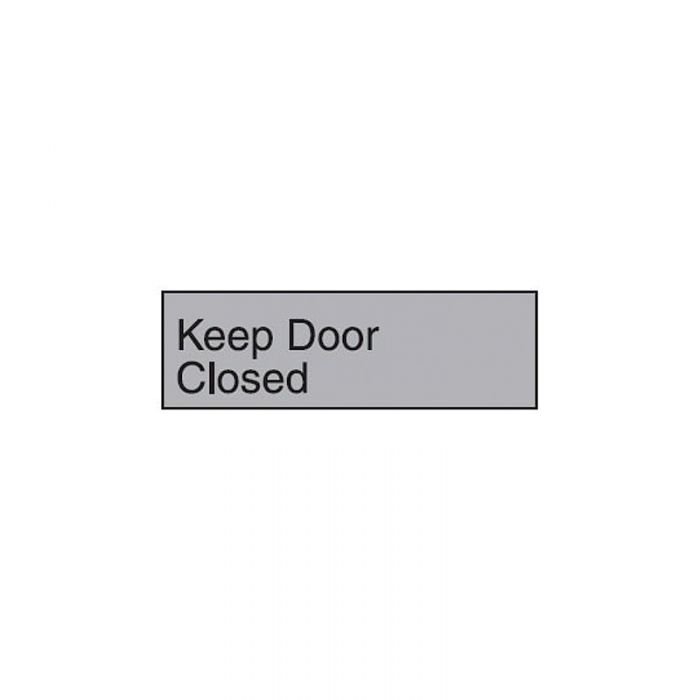863072 Engraved Office Sign - Keep Door Closed 