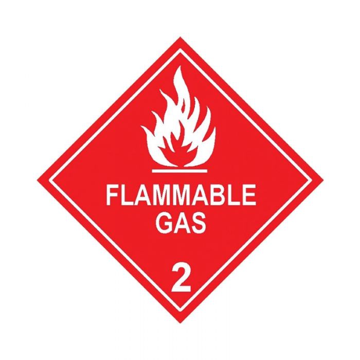 Dangerous Goods Labels - Flammable Gas 2