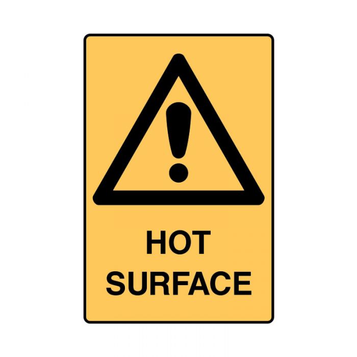 872620 UltraTuff Sign - Hot Surface 