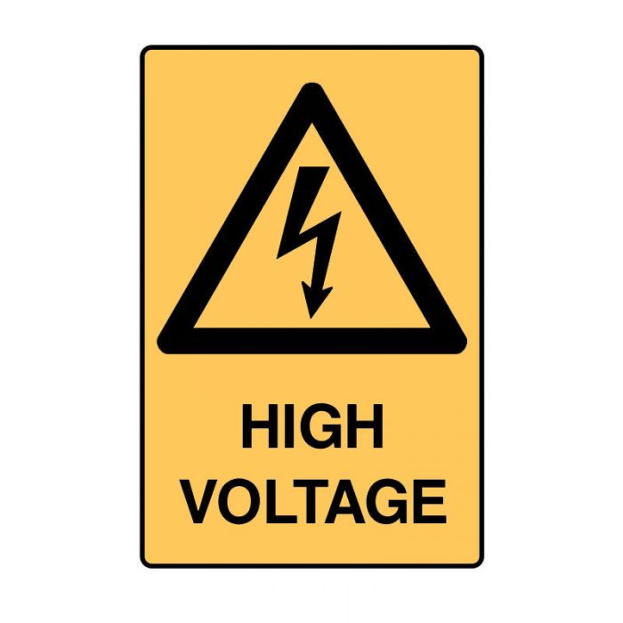 872638 UltraTuff Sign - High Voltage 
