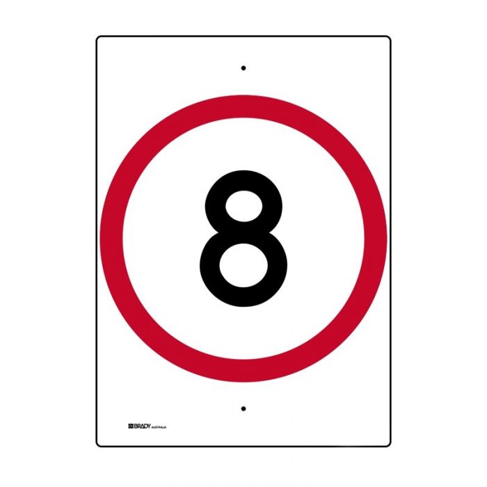 Speed Limit Sign - 8  