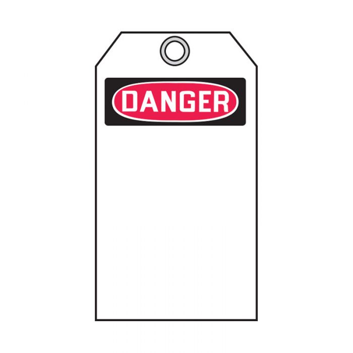 874023 Danger Self Laminating Tags