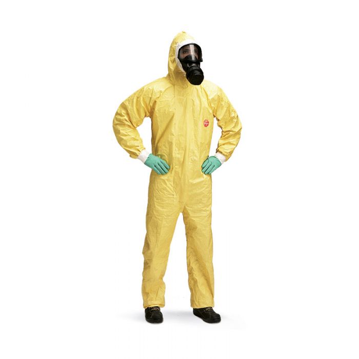 878063 DuPont Tychem C Hooded Coverall Medium