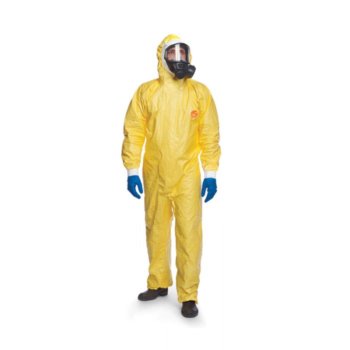 878069 DuPont Tychem 2000 C Hooded chemical coverall Medium