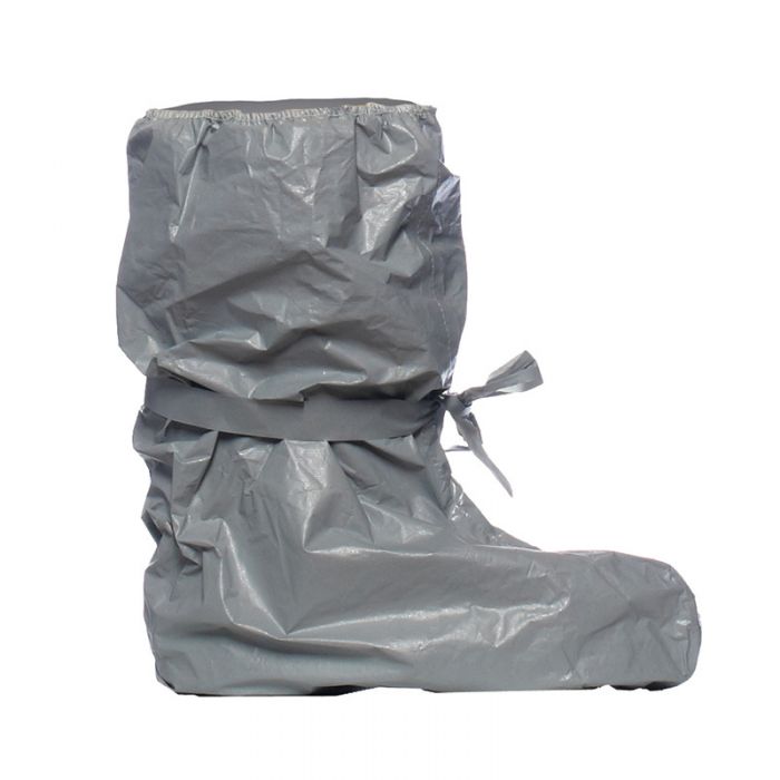 878151 DuPont Tychem F Chemical Resistant Boot Cover with Ties Carton of 50