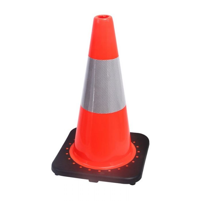 878394 Value Traffic cone with reflective 450mm