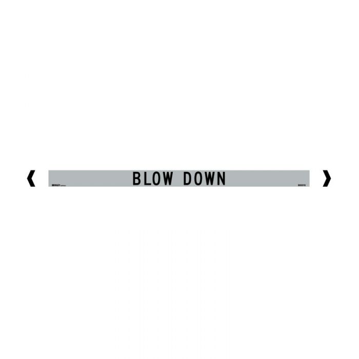 890012 Pipemarker - Blow Down