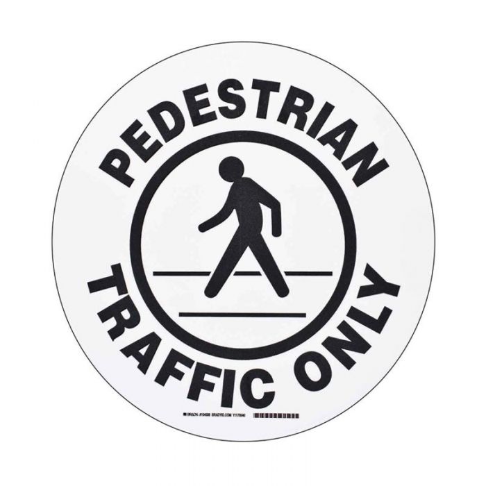 ToughStripe Floor Signs - Pedestrian Traffic Only