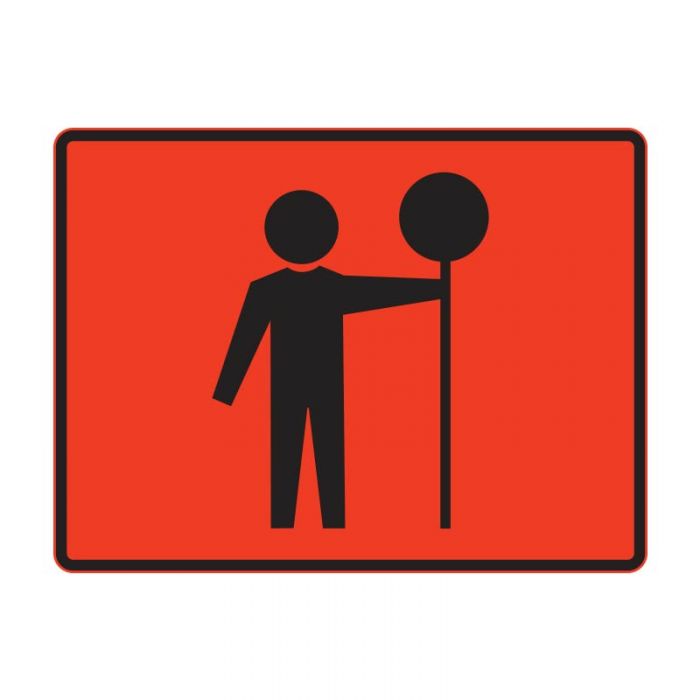 Traffic Controller Sign, 1200 x 900mm