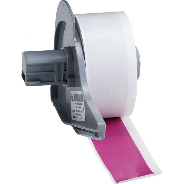 All Weather Permanent Adhesive Vinyl Label Tape for M7 Printers - 25.40 mm (W) x 15.24 m (L), Purple