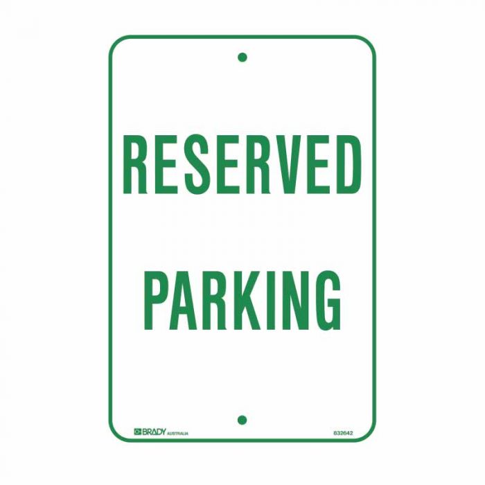 PF832643 Parking & No Parking Sign - Reserved Parking 