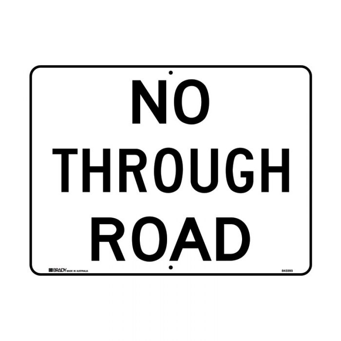PF833976 Directional Traffic Sign - No Through Road 