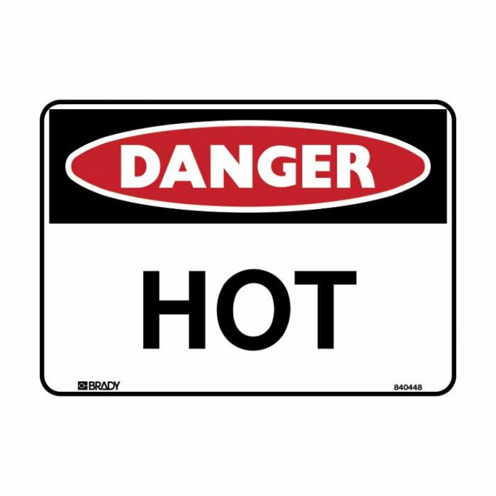 PF840444 Danger Sign - Hot 