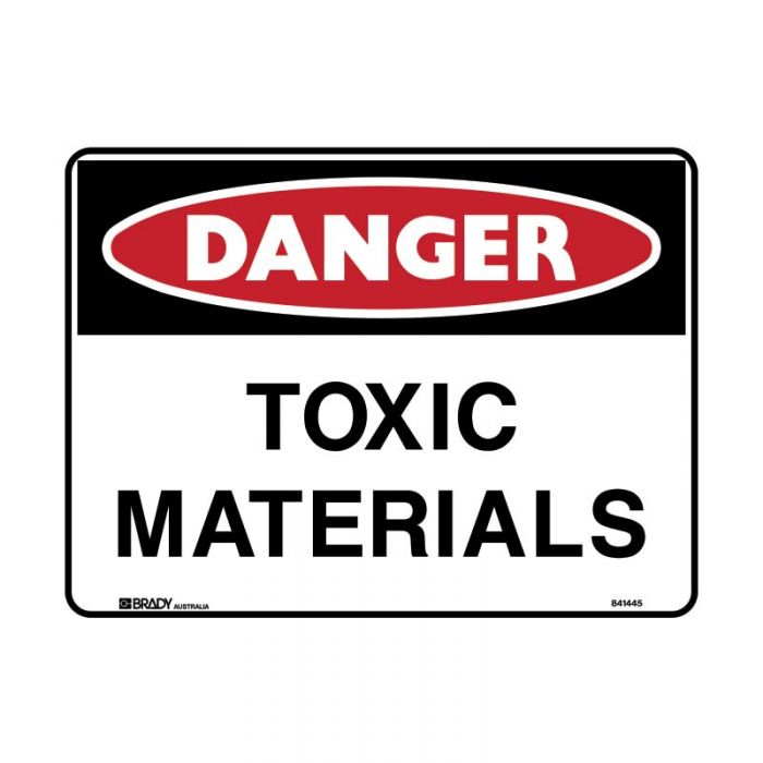 PF841442 Danger Sign - Toxic Materials 
