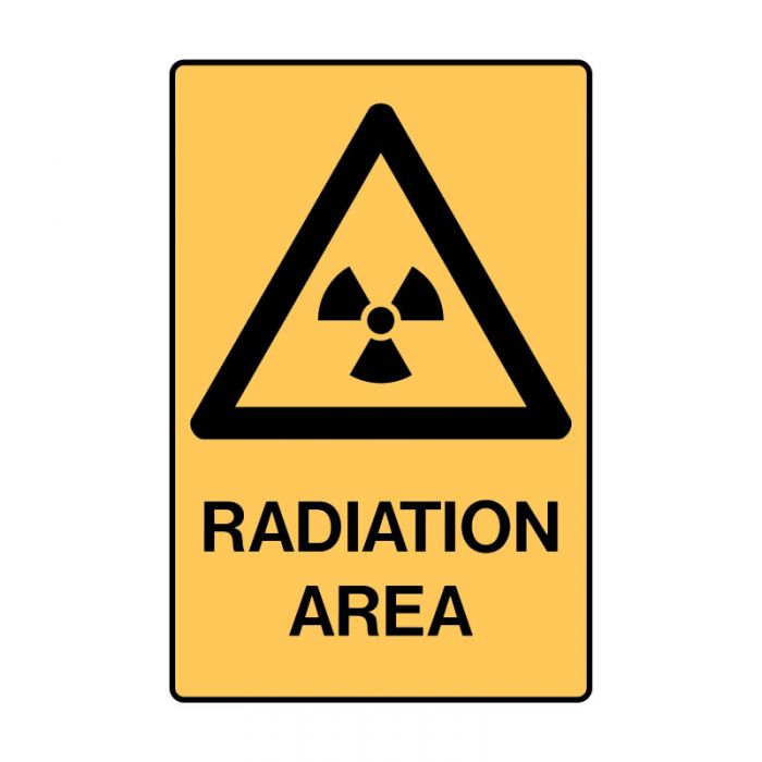 PF841636 Warning Sign - Radiation Area 