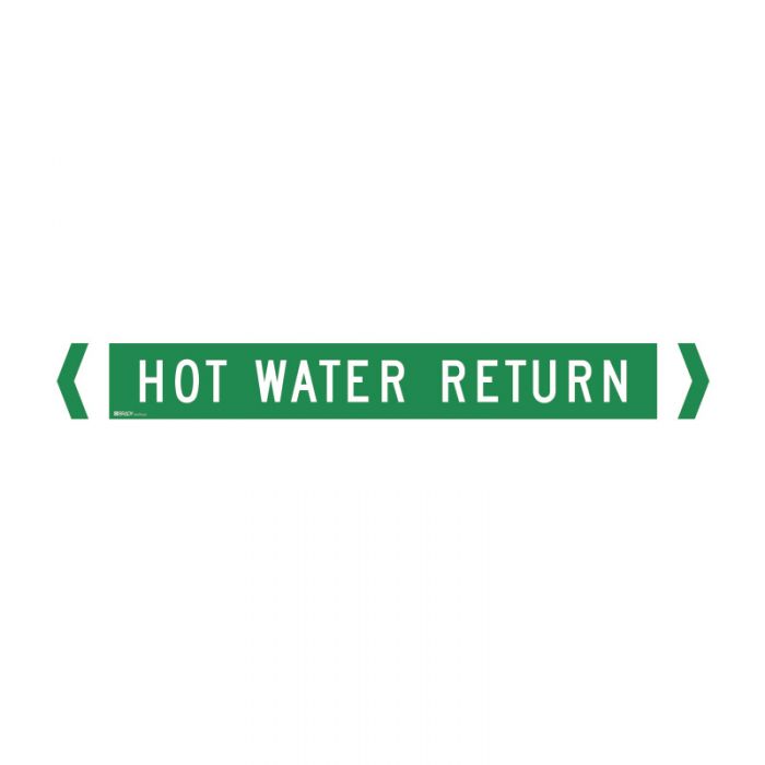PF862129 Pipemarker - Hot Water Return