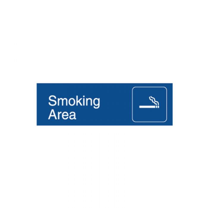 PF863080 Engraved Office Sign - Smoking Area 